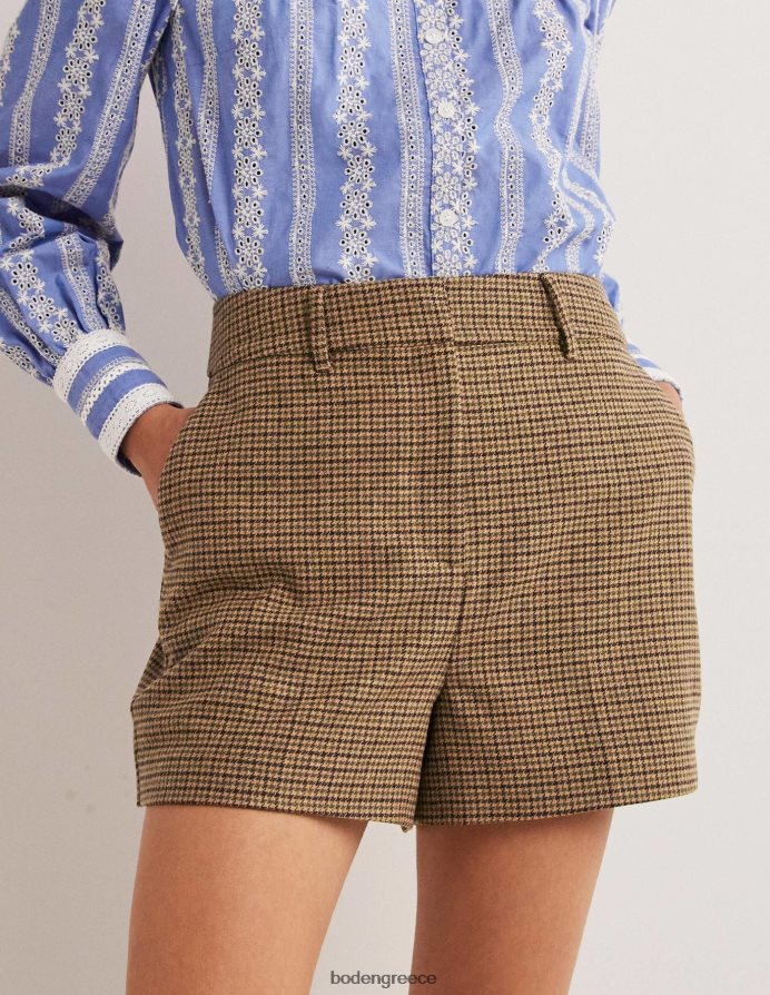 μίνι καφέ σκυλάκι είδη ένδυσης ψηλόμεσο σορτς Boden γυναίκες 464PH82033