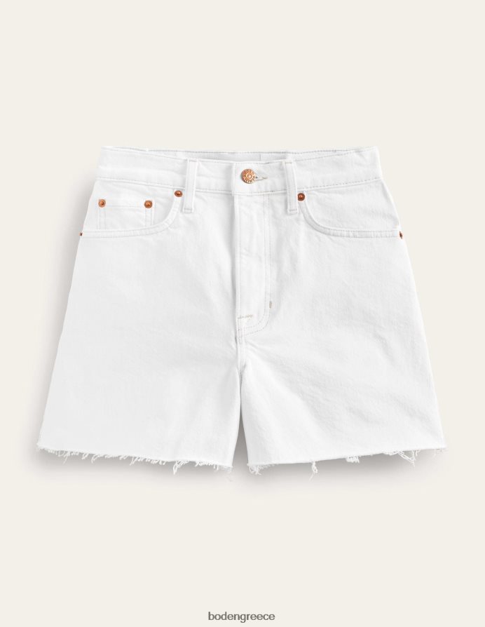 άσπρο είδη ένδυσης τζιν σορτς σε γραμμή Boden γυναίκες 464PH8611