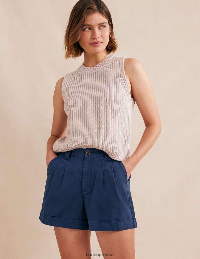 μπλε της νύχτας είδη ένδυσης casual βαμβακερό σορτς Boden γυναίκες 464PH82153