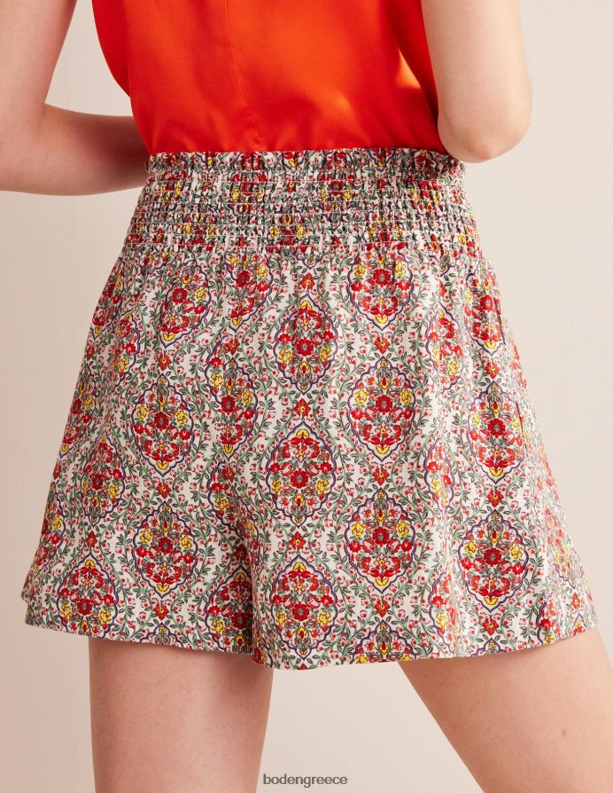 multi & vine βεράντα είδη ένδυσης λινό σορτς με μέση Boden γυναίκες 464PH81317