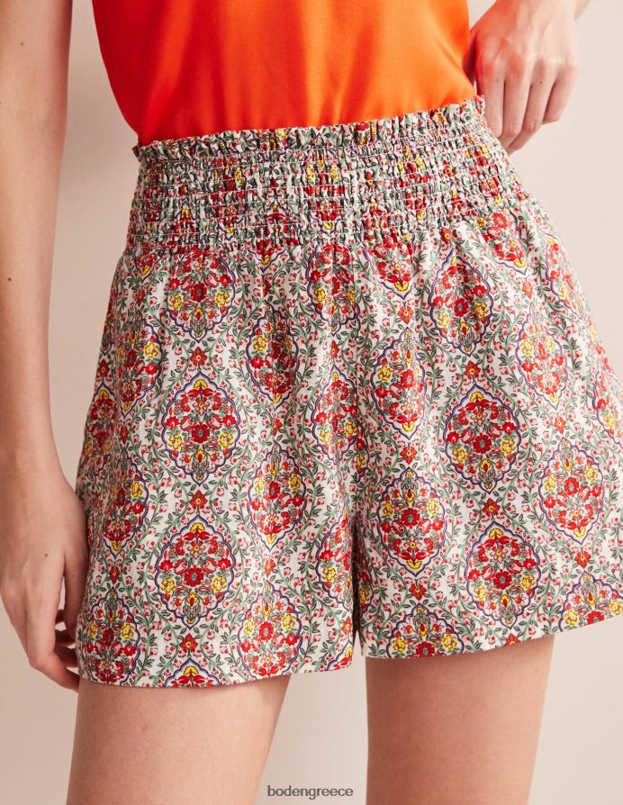 multi & vine βεράντα είδη ένδυσης λινό σορτς με μέση Boden γυναίκες 464PH81317