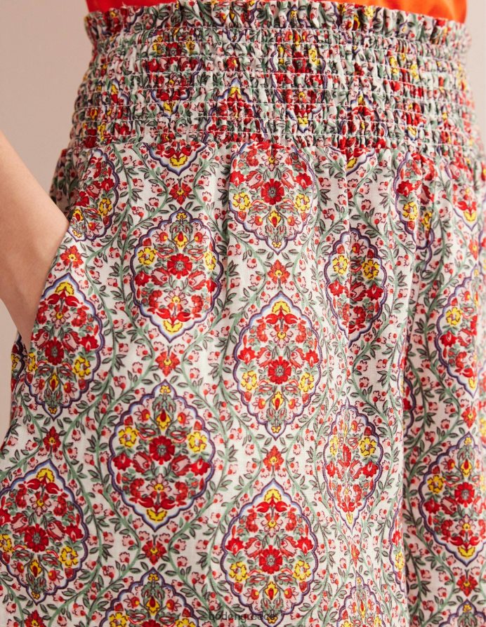 multi & vine βεράντα είδη ένδυσης λινό σορτς με μέση Boden γυναίκες 464PH81317