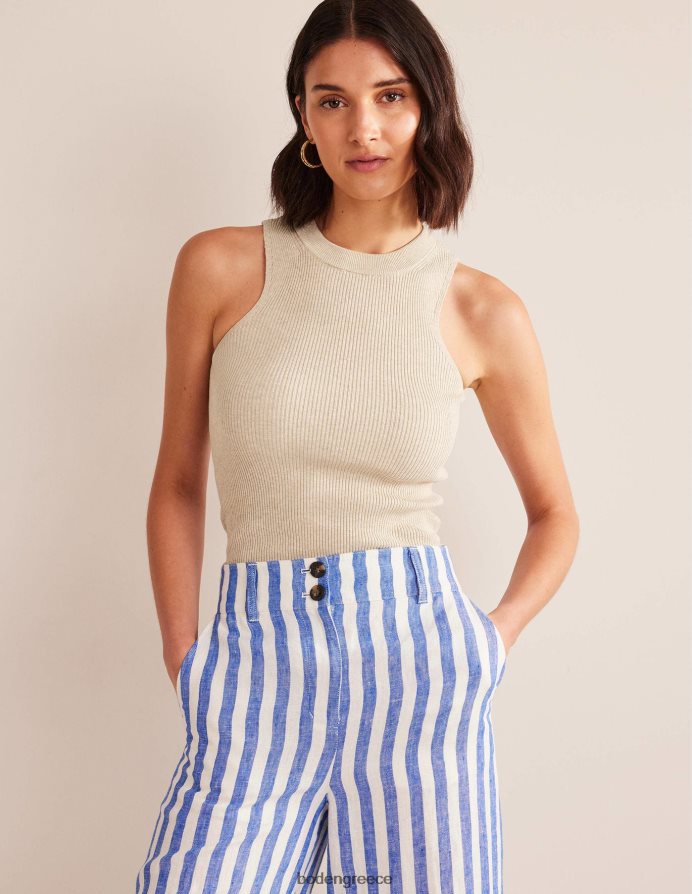 μελανζέ τσιντσιλά είδη ένδυσης ραβδωτό γιλέκο αγώνα Boden γυναίκες 464PH81054