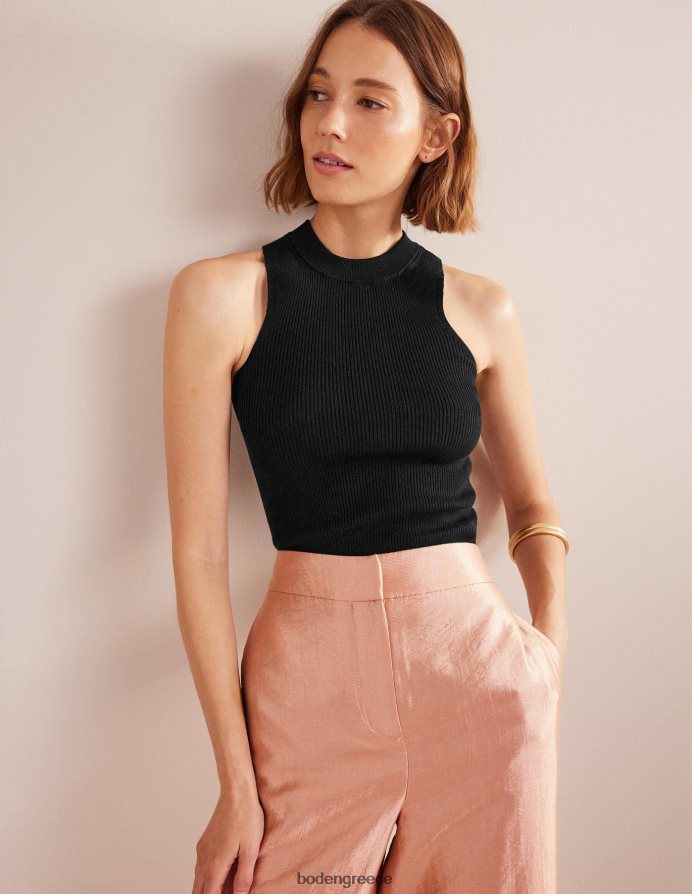 μαύρος είδη ένδυσης ραβδωτό γιλέκο αγώνα Boden γυναίκες 464PH81068