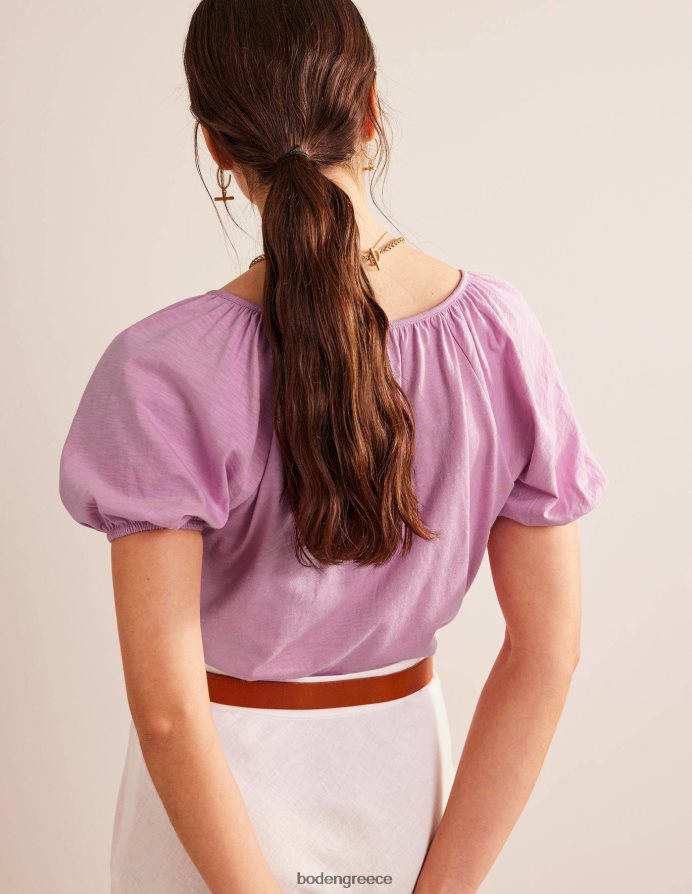 απαλή λεβάντα είδη ένδυσης Κούνια μπλούζα με λαιμόκοψη Boden γυναίκες 464PH8109