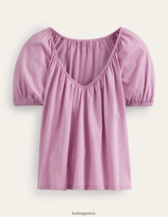 απαλή λεβάντα είδη ένδυσης Κούνια μπλούζα με λαιμόκοψη Boden γυναίκες 464PH8109