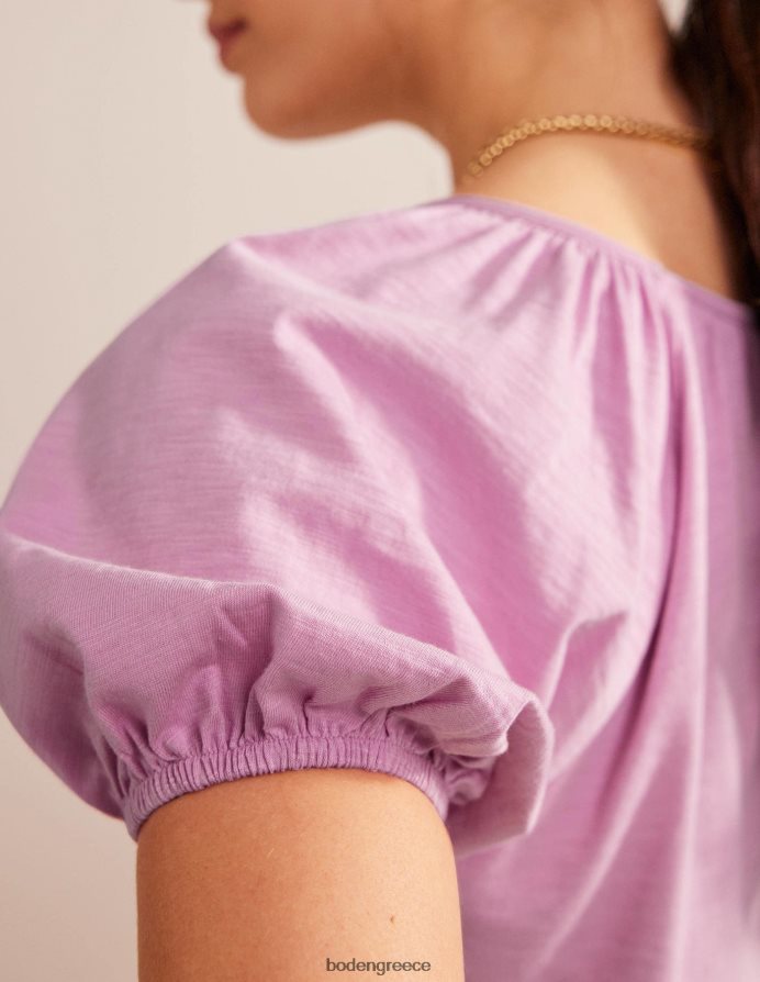 απαλή λεβάντα είδη ένδυσης Κούνια μπλούζα με λαιμόκοψη Boden γυναίκες 464PH8109