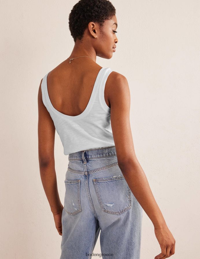 άσπρο είδη ένδυσης χαλαρό γιλέκο με σέσουλα Boden γυναίκες 464PH81106