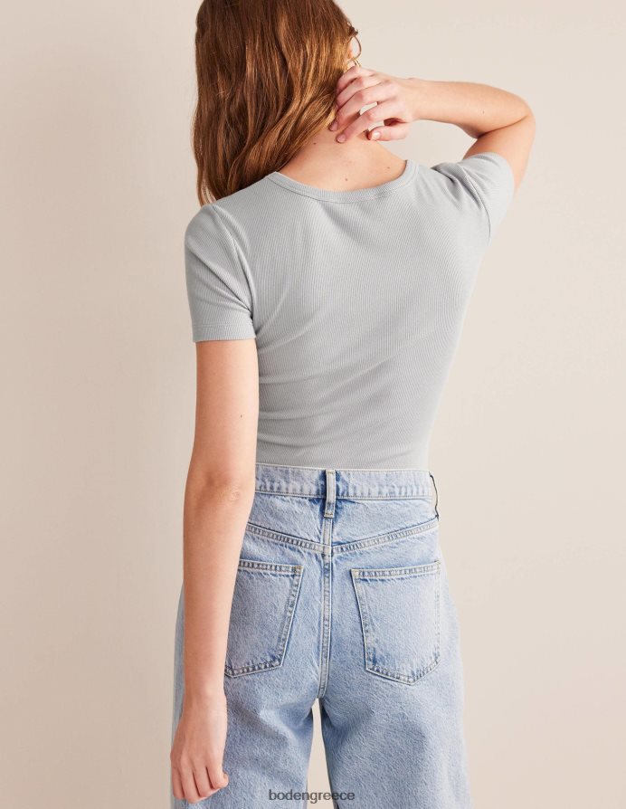 χαλίκι είδη ένδυσης βαμβακερό μπλουζάκι με ραβδώσεις Boden γυναίκες 464PH81134