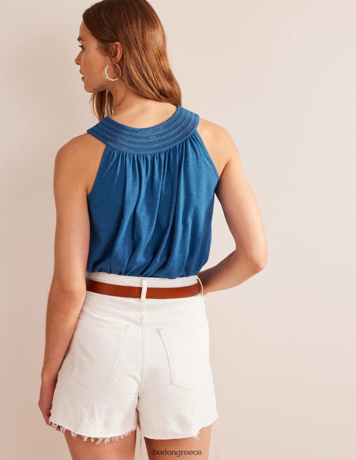 ζαφείρι είδη ένδυσης μπλούζα κούνιας ζέρσεϊ στο λαιμό Boden γυναίκες 464PH8115