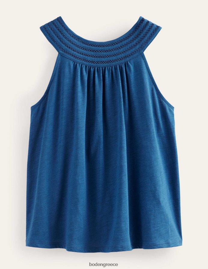 ζαφείρι είδη ένδυσης μπλούζα κούνιας ζέρσεϊ στο λαιμό Boden γυναίκες 464PH8115