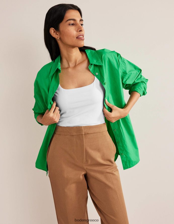 άσπρο είδη ένδυσης γιλέκο διπλής στρώσης με τετράγωνο λαιμό Boden γυναίκες 464PH8116