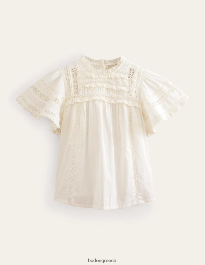 ελεφαντόδοντο είδη ένδυσης μανίκι φτερωτή λεπτομέρεια τελειώματος πάνω Boden γυναίκες 464PH81221