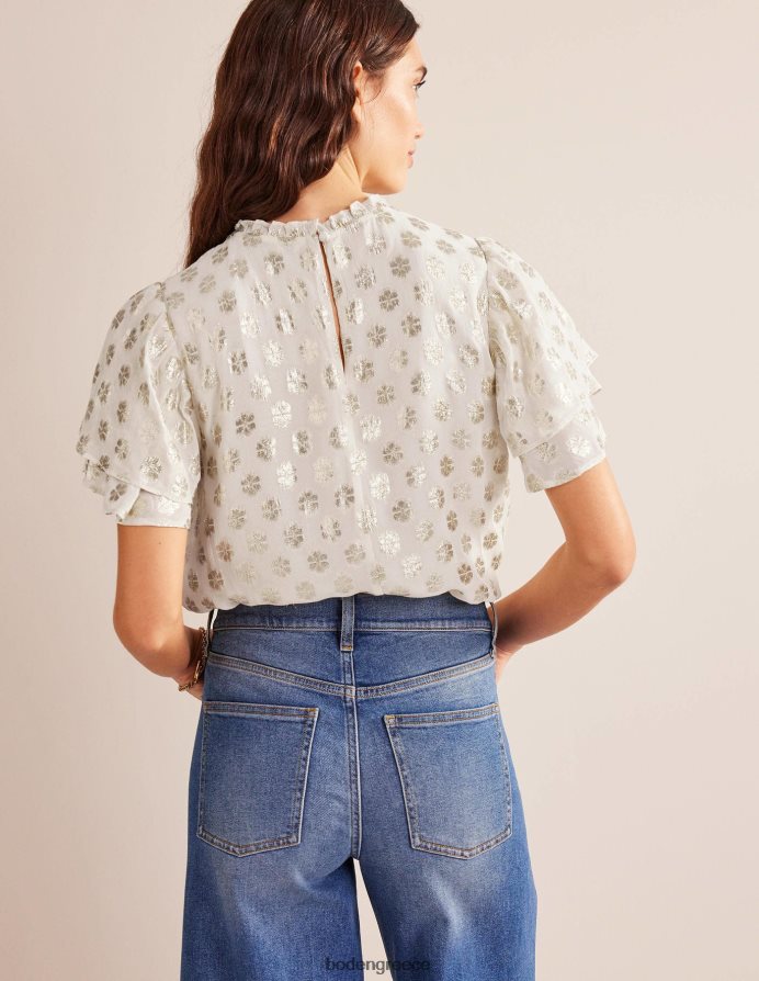 ελεφαντόδοντο είδη ένδυσης τοπ με βολάν Boden γυναίκες 464PH81305