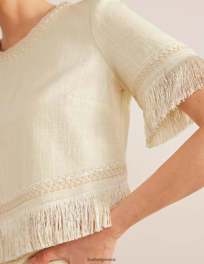 ελεφαντόδοντο είδη ένδυσης τελείωμα με κρόσσια Boden γυναίκες 464PH81356