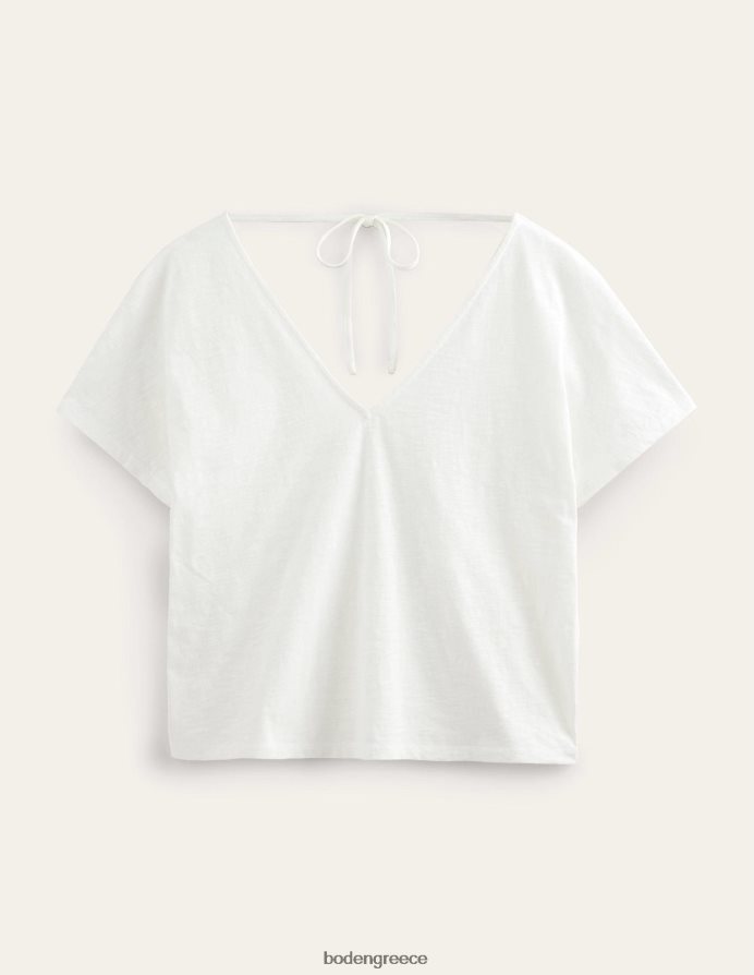 ελεφαντόδοντο είδη ένδυσης μπλουζάκι με γραβάτα Boden γυναίκες 464PH81408