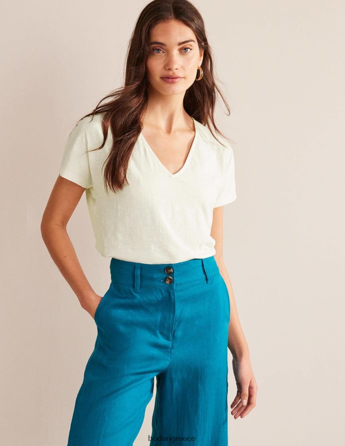 ελεφαντόδοντο είδη ένδυσης μπλουζάκι με γραβάτα Boden γυναίκες 464PH81408