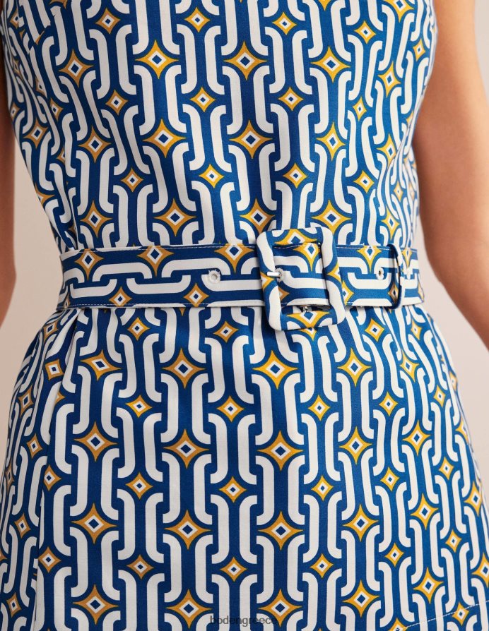 ζαφείρι & γαλάζιο γεωγραφικό είδη ένδυσης κορδόνι με ζώνη Boden γυναίκες 464PH81422