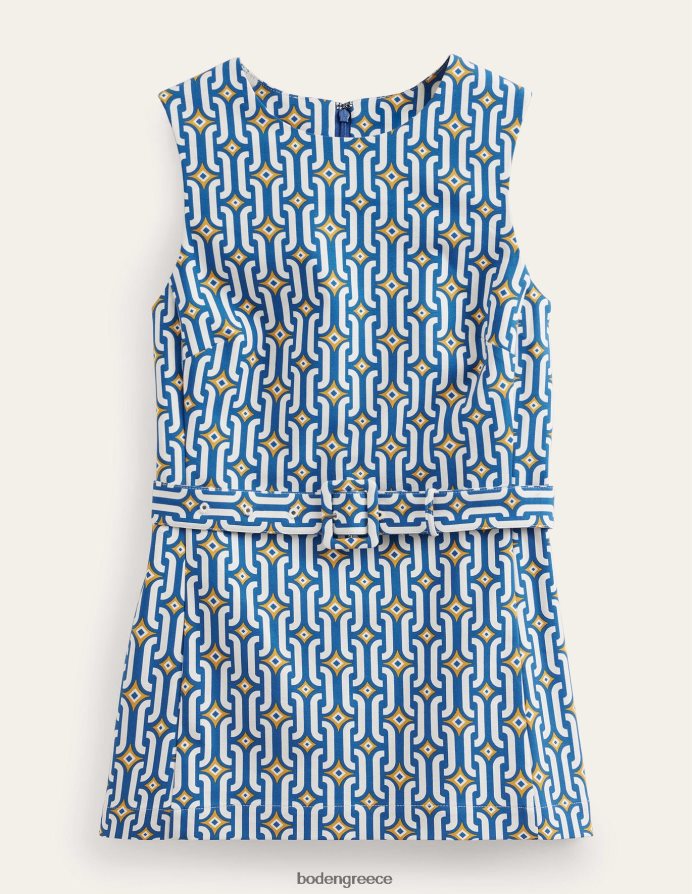 ζαφείρι & γαλάζιο γεωγραφικό είδη ένδυσης κορδόνι με ζώνη Boden γυναίκες 464PH81422