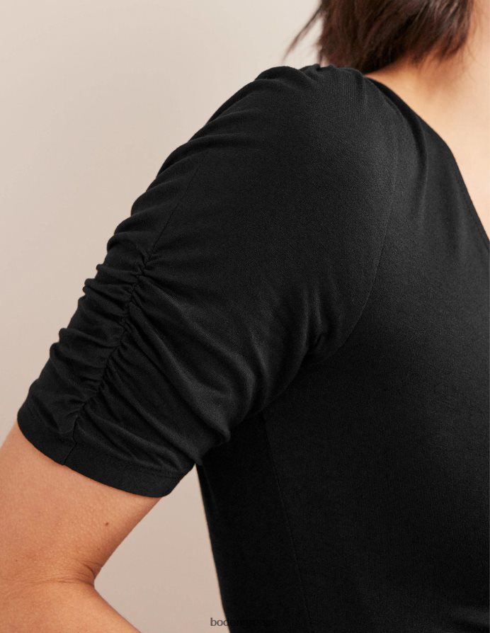 μαύρος είδη ένδυσης μπροστινό εμπριμέ τοπ Boden γυναίκες 464PH81450