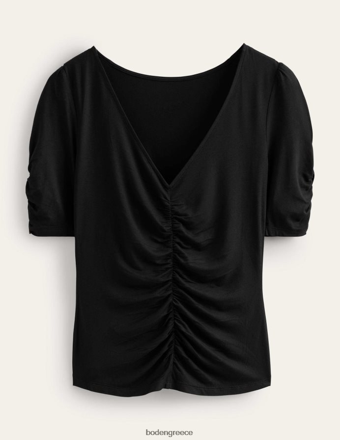 μαύρος είδη ένδυσης μπροστινό εμπριμέ τοπ Boden γυναίκες 464PH81450