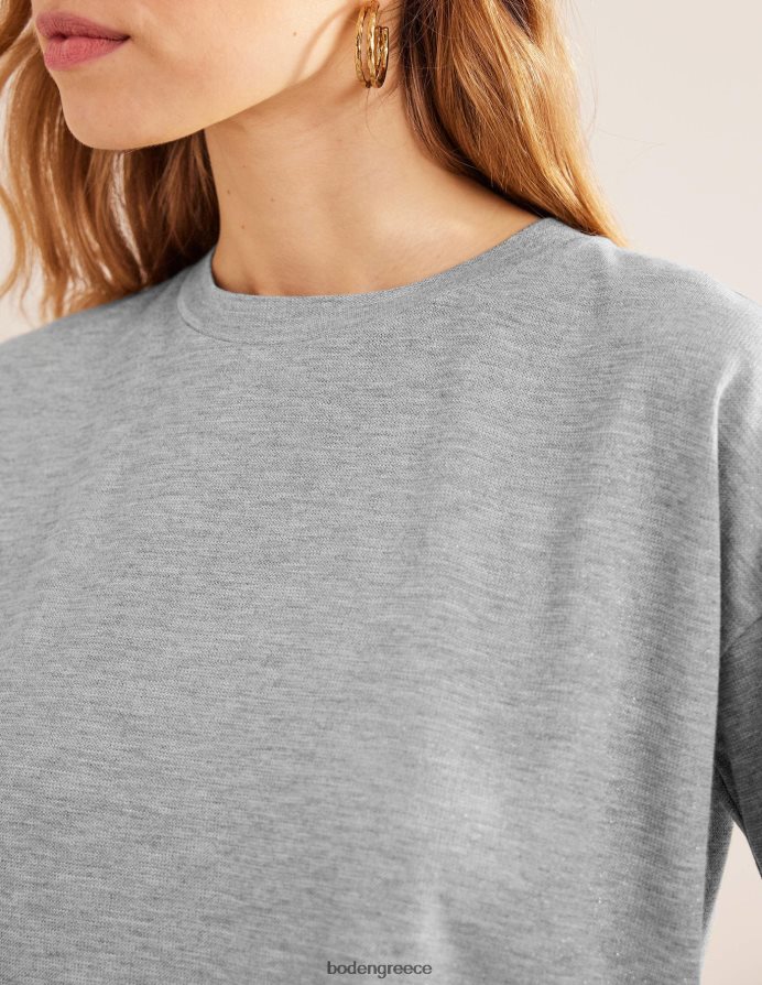 γκρι μάργα/χρυσό είδη ένδυσης μπλουζάκι με λάμψη Boden γυναίκες 464PH81495