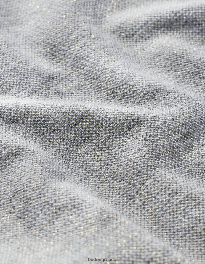 γκρι μάργα/χρυσό είδη ένδυσης μπλουζάκι με λάμψη Boden γυναίκες 464PH81495