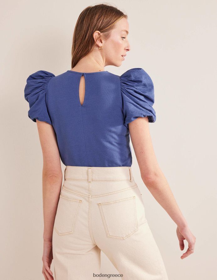 αληθινό ναυτικό είδη ένδυσης μπλουζάκι με φουσκωτά μανίκια Boden γυναίκες 464PH81520