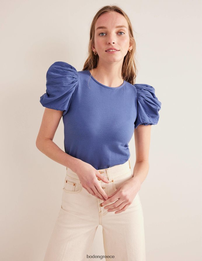 αληθινό ναυτικό είδη ένδυσης μπλουζάκι με φουσκωτά μανίκια Boden γυναίκες 464PH81520