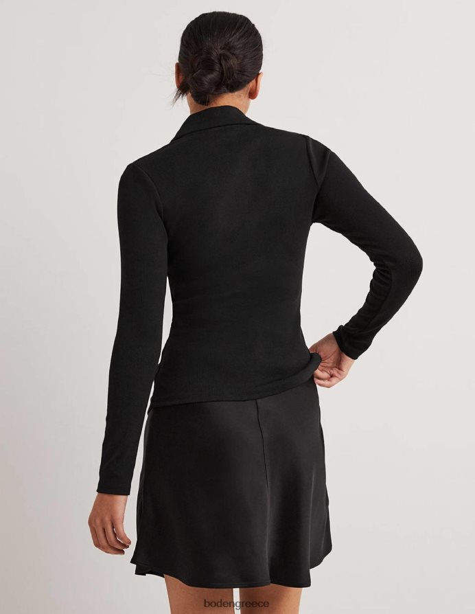 μαύρος είδη ένδυσης μπλουζάκι μπλουζάκι μπροστά Boden γυναίκες 464PH8157