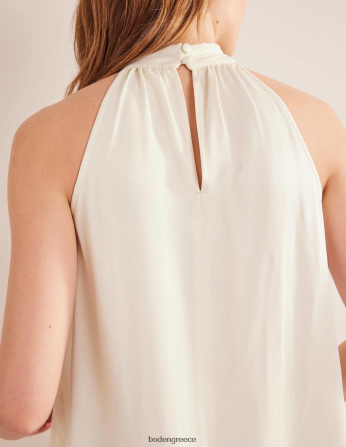 ατμοποιημένο γκρι είδη ένδυσης σατέν κομμένο επάνω μέρος Boden γυναίκες 464PH81602