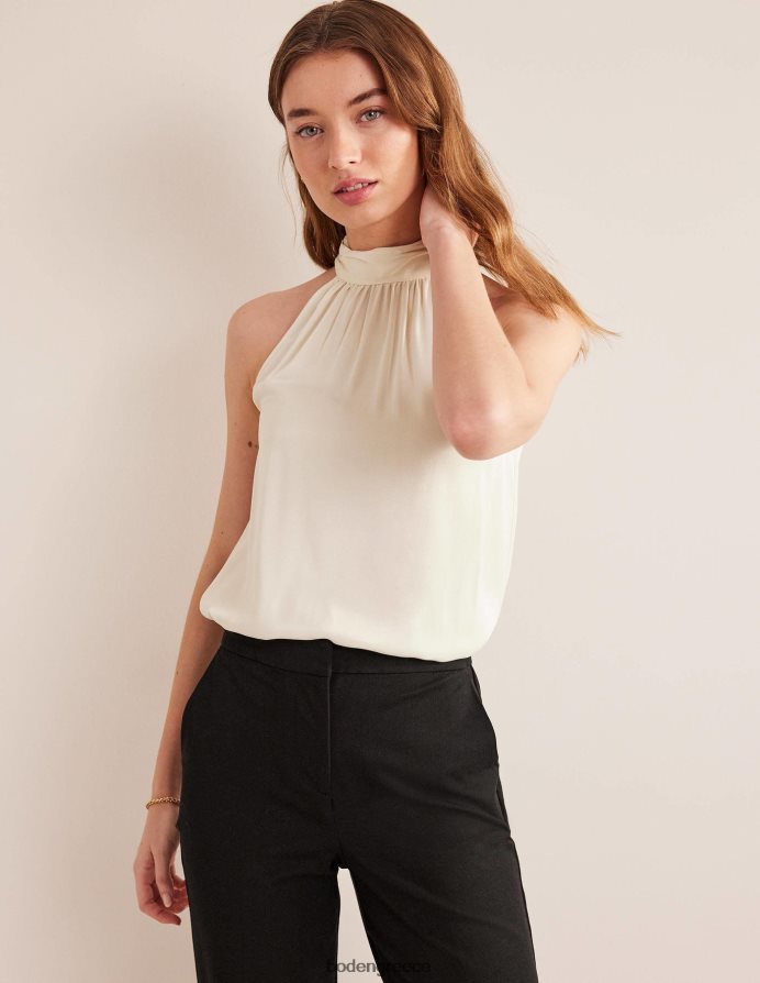 ατμοποιημένο γκρι είδη ένδυσης σατέν κομμένο επάνω μέρος Boden γυναίκες 464PH81602