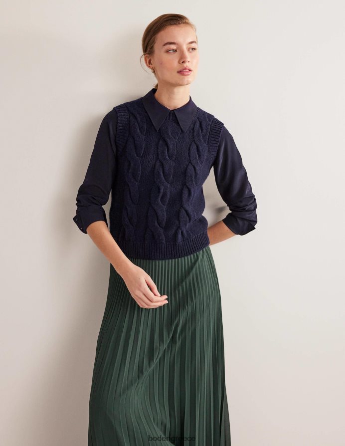 ΠΟΛΕΜΙΚΟ ΝΑΥΤΙΚΟ είδη ένδυσης μεταξωτό πουκάμισο Boden γυναίκες 464PH8161