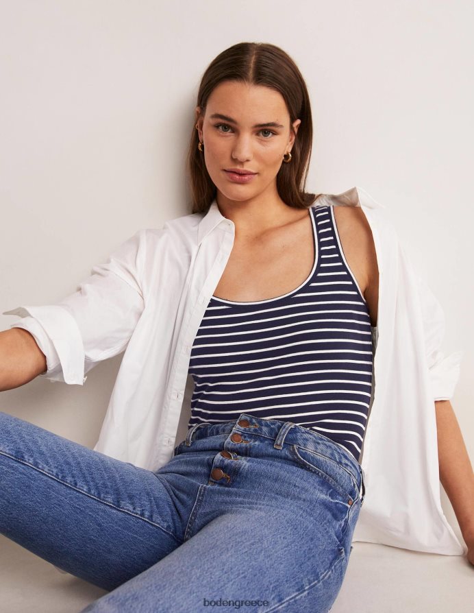 ναυτική/ιβουάρ ρίγα είδη ένδυσης απαραίτητο γιλέκο Boden γυναίκες 464PH81628