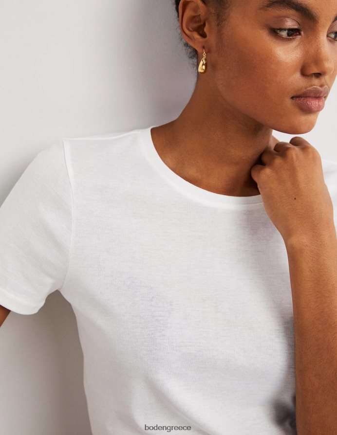 άσπρο είδη ένδυσης μαλακό μπλουζάκι Boden γυναίκες 464PH8170