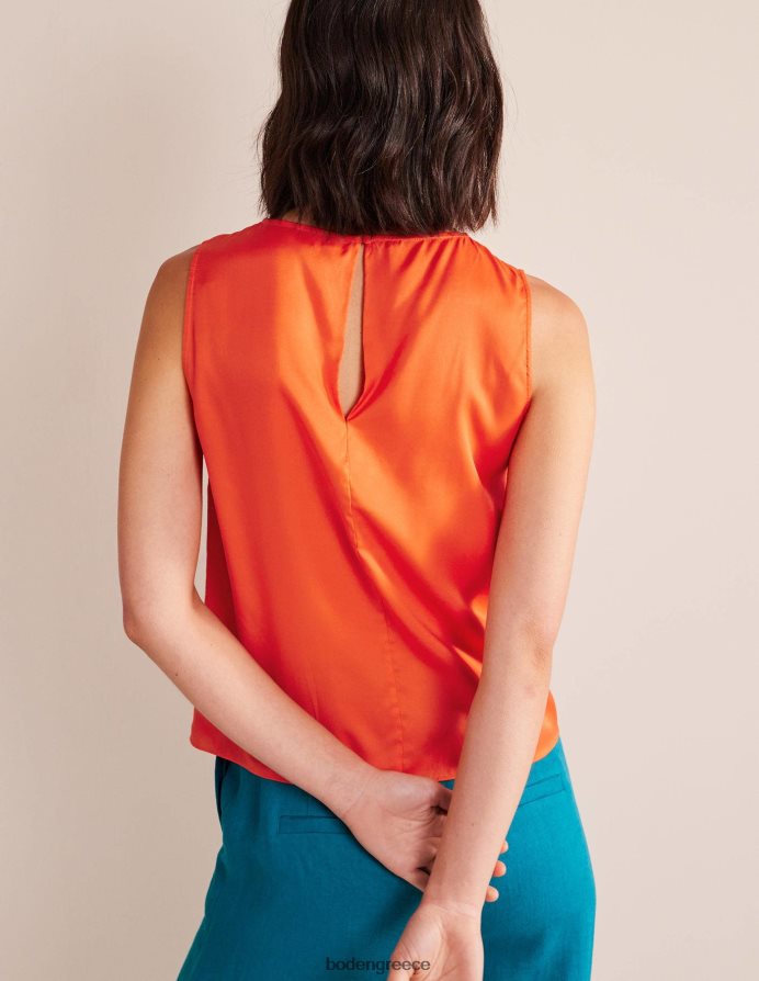 κόκκινο βερμίλιο είδη ένδυσης κάλυμμα κοχυλιών από μείγμα μεταξιού Boden γυναίκες 464PH81715