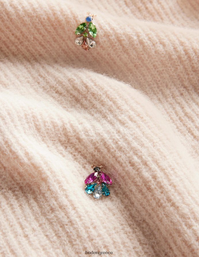 σκοινί είδη ένδυσης διακοσμημένο αφράτο μπλουζάκι Boden γυναίκες 464PH81721