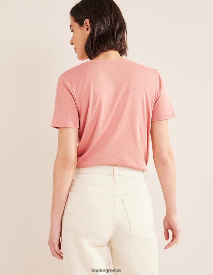 ροζ είδη ένδυσης μαλακό μπλουζάκι Boden γυναίκες 464PH81735