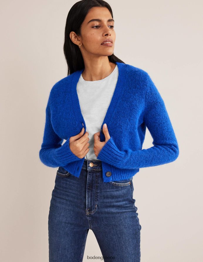 άσπρο είδη ένδυσης βαμβακερή μπλούζα με λαιμόκοψη Boden γυναίκες 464PH8174