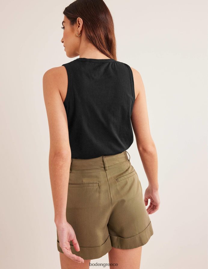 μαύρος είδη ένδυσης γιλέκο από καθαρό βαμβάκι Boden γυναίκες 464PH81751