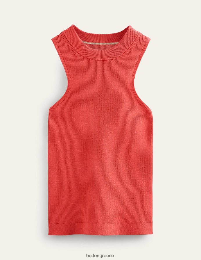 κοραλλί ηλιοβασίλεμα είδη ένδυσης ραβδωτό γιλέκο αγώνα Boden γυναίκες 464PH81754