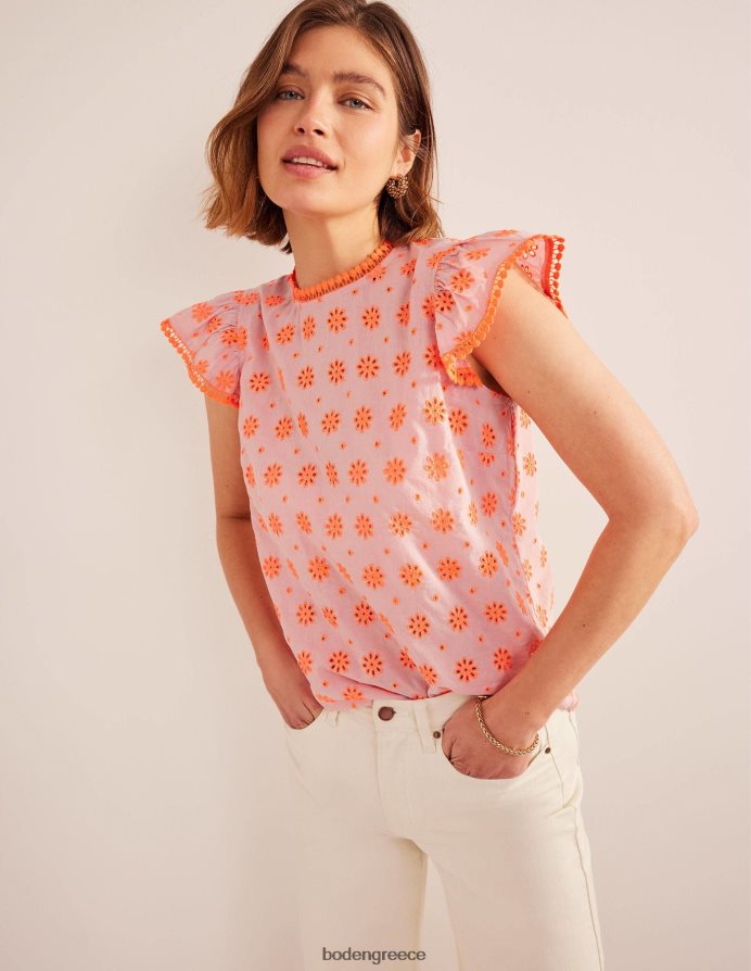 καρπούζι μπουνιά είδη ένδυσης κεντητό μπλουζάκι πομ Boden γυναίκες 464PH81800