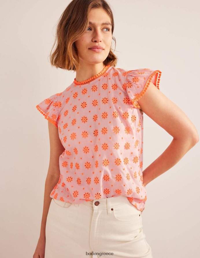 καρπούζι μπουνιά είδη ένδυσης κεντητό μπλουζάκι πομ Boden γυναίκες 464PH81800