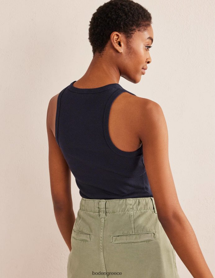 ΠΟΛΕΜΙΚΟ ΝΑΥΤΙΚΟ είδη ένδυσης βαμβακερό γιλέκο με ραβδώσεις Boden γυναίκες 464PH8180