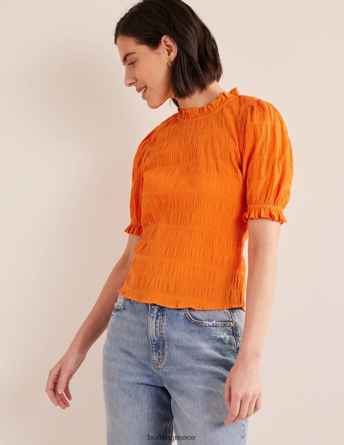 κόκκινο βερμίλιο είδη ένδυσης εφαρμοστό ανάγλυφο επάνω μέρος Boden γυναίκες 464PH81836