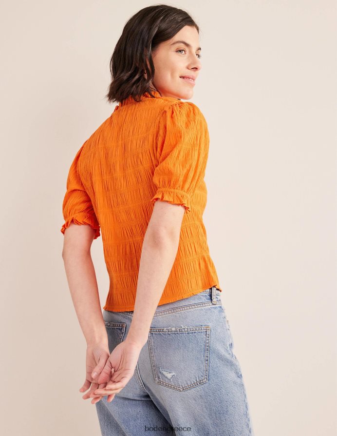 κόκκινο βερμίλιο είδη ένδυσης εφαρμοστό ανάγλυφο επάνω μέρος Boden γυναίκες 464PH81836