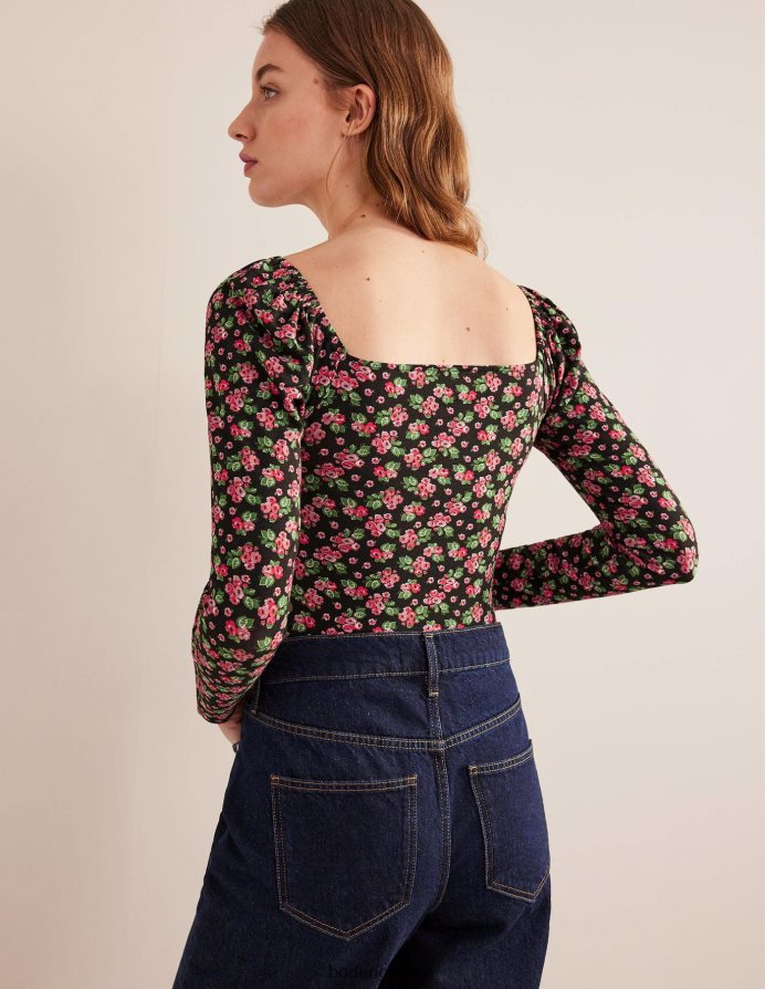 τριαντάφυλλο μαύρο & διαμάντι είδη ένδυσης μπλουζάκι γλυκιά μου Boden γυναίκες 464PH81917