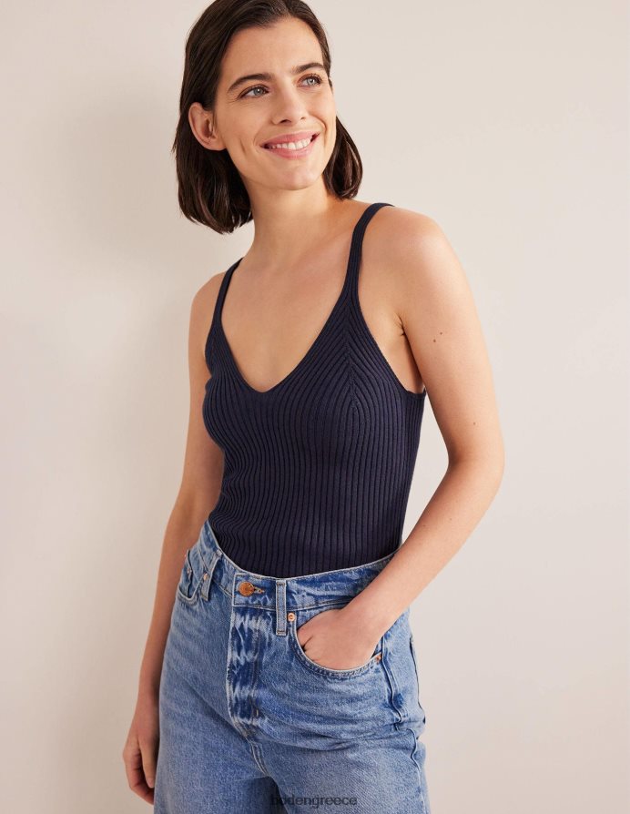 ΠΟΛΕΜΙΚΟ ΝΑΥΤΙΚΟ είδη ένδυσης ριμπ φανελάκι Boden γυναίκες 464PH81921