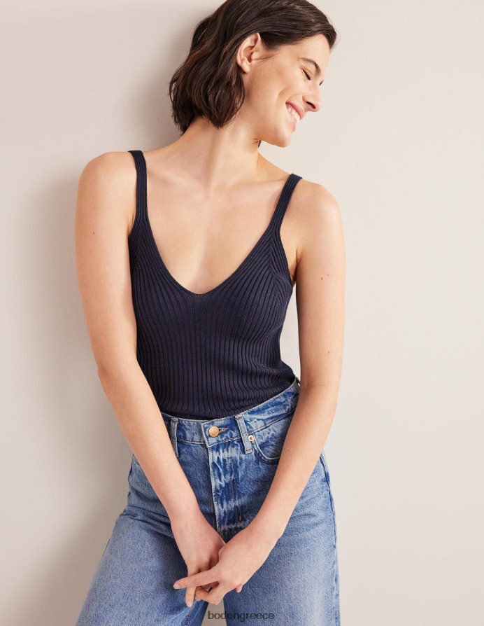 ΠΟΛΕΜΙΚΟ ΝΑΥΤΙΚΟ είδη ένδυσης ριμπ φανελάκι Boden γυναίκες 464PH81921