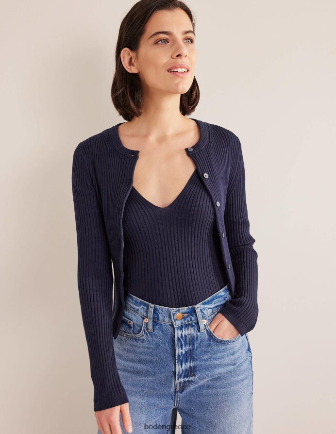 ΠΟΛΕΜΙΚΟ ΝΑΥΤΙΚΟ είδη ένδυσης ριμπ φανελάκι Boden γυναίκες 464PH81921